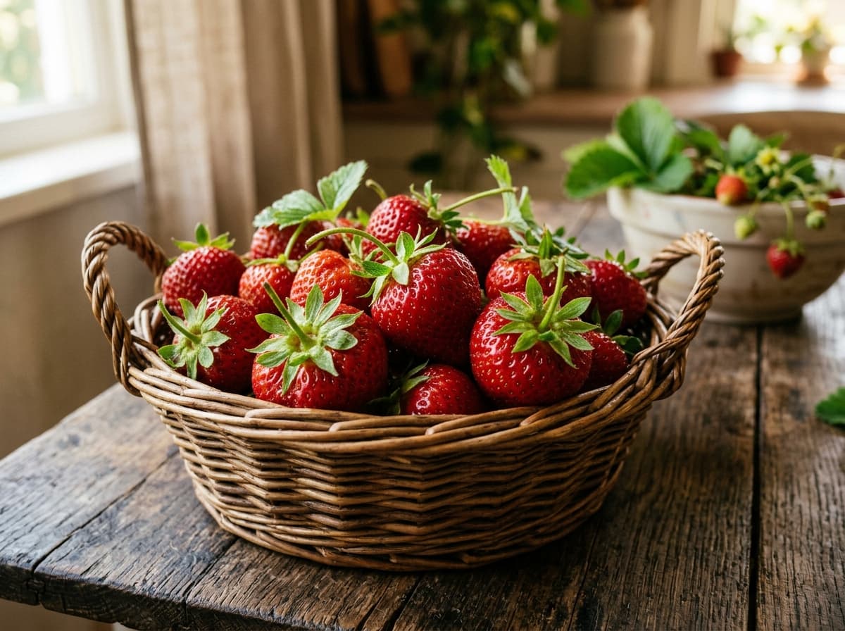 Fraises fraîches du terroir
