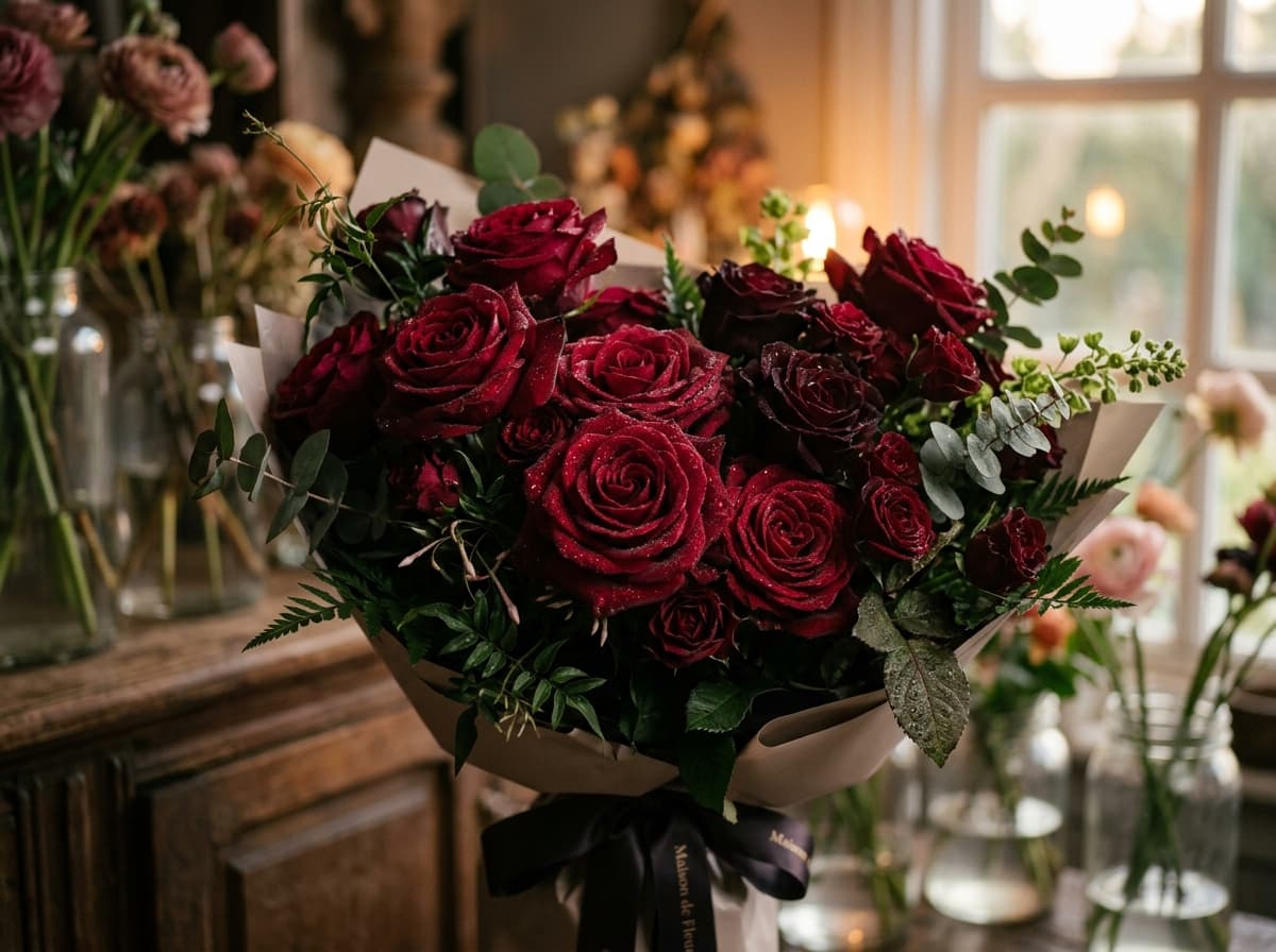 Roses rouges de Saint-Valentin